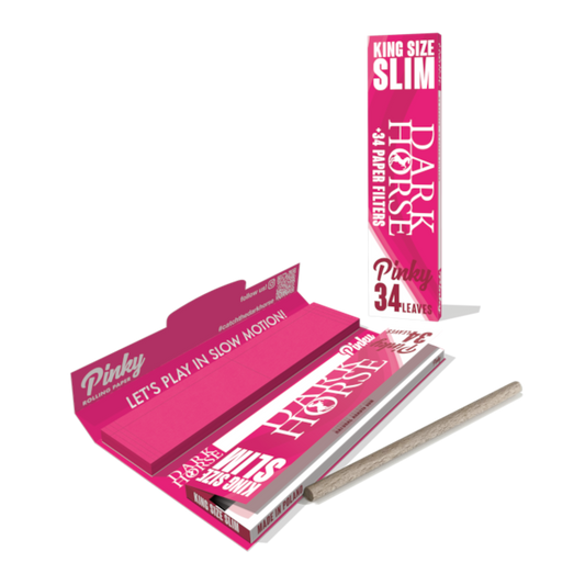 Dark Horse Pinky King Size Rolling Papers + Tips
